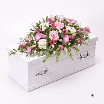 Childrens Casket Spray   Pink