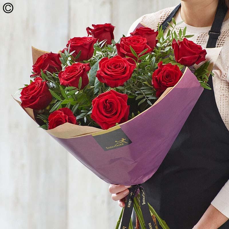 Luxury Dozen Red Roses